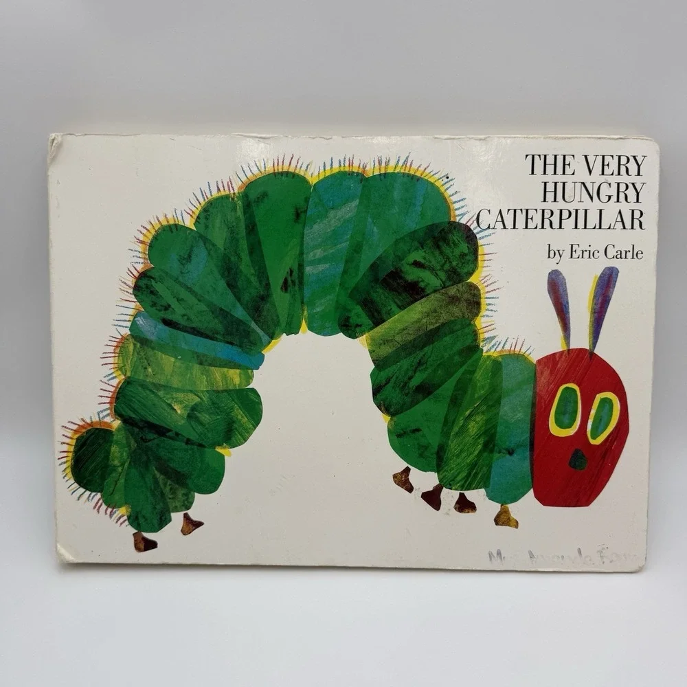 The Very Hungry Caterpillar Eric Carle Big Board Book Kids Teacher 16 in X 11 in